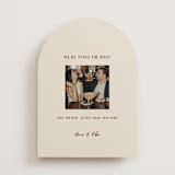 "Center Cut" - Save the Dates in Burgundy by Ani Somi - Front