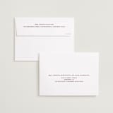 "Center Cut" - Save the Dates in Burgundy by Ani Somi - FREE Recipient Addressing