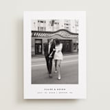 "Framed Minimalist" - Save the Dates in Silk by Kelly Schmidt - Front
