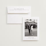 "Framed Minimalist" - Save the Dates in Silk by Kelly Schmidt - Save the Date with Envelope