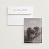 "boxed in" - Save the Dates in Quartz by Jenny Millington - Save the Date with Envelope