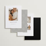 "Pretty Love" - Save the Dates in Onyx by Christine Taylor - Back of Card Options