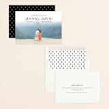 "Elegant Fade" - Save the Dates in Noir by Ellis - Assembled