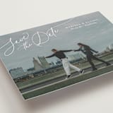 "On The Horizon" - Save the Dates in Pearl by Kaydi Bishop - Detail