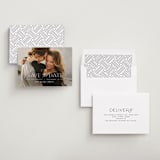 "canele" - Save the Dates in Lace by Carly Reed Walker - Assembled