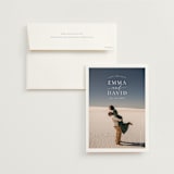 "white frame" - Save the Dates in Cloud by Sabrin Deirani - Save the Date with Envelope