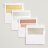 "simple space" - Save the Dates in Lily by Christy Hy Lee - Envelope Liner Options
