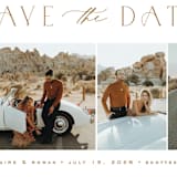 "Classy Collage" - Save the Dates in Tawny by Ana Sharpe - Detail