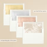 "Classy Collage" - Save the Dates in Tawny by Ana Sharpe - Envelope Liner Options