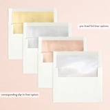 "Pictorial" - Save the Dates in Valley by Lindsay Megahed - Envelope Liner Options