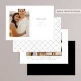 "Endearing" - Save the Dates in Cotton by Sandra Picco Design - Back of Card Options