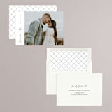 "Endearing" - Save the Dates in Cotton by Sandra Picco Design - Assembled