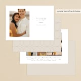 "Monogram Mix" - Save the Dates in Moonstone by Creo Study - Back of Card Options