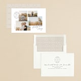 "Monogram Mix" - Save the Dates in Moonstone by Creo Study - Assembled