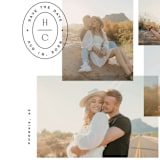 "Monogram Mix" - Save the Dates in Moonstone by Creo Study - Detail