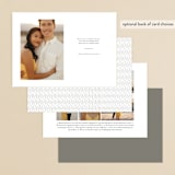 "Promise" - Save the Dates in Stone by Sandra Picco Design - Back of Card Options