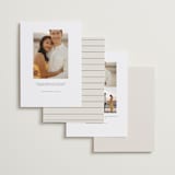 "Love Trio" - Save the Dates in Natural by Mansi Verma - Back of Card Options