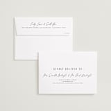 "Focused" - Save the Dates in Snow by Michelle Taylor - FREE Recipient Addressing
