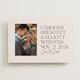 "Simply Modern" - Save the Dates in Vanilla by Lea Delaveris - Front