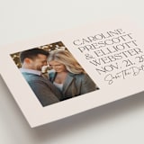 "Simply Modern" - Save the Dates in Vanilla by Lea Delaveris - Detail