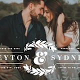 "His & Hers" - Save the Dates in Snow by Hooray Creative - Detail