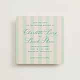 "Racquet" - Save the Dates in Lawn by Megan Davis - Front