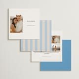 "Racquet" - Save the Dates in Bluebell by Megan Davis - Back of Card Options