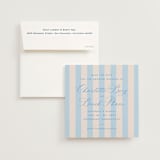 "Racquet" - Save the Dates in Bluebell by Megan Davis - Save the Date with Envelope
