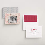 "Velvet Cherry" - Save the Dates in Blush by Sarah Rosenthal - Assembled
