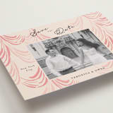 "Velvet Cherry" - Save the Dates in Blush by Sarah Rosenthal - Detail