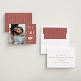 "Dibs" - Save the Dates in Redwood by Snow and Ivy - Assembled