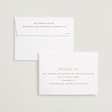 "Dibs" - Save the Dates in Redwood by Snow and Ivy - FREE Recipient Addressing