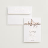 "San Francisco" - Save the Dates in Champagne by Sherley Ferreira - Save the Date with Envelope