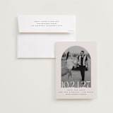 "Era" - Save the Dates in Latte by Brooke Chandler - Save the Date with Envelope