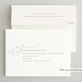 "Watercolor Corner" - Save the Dates in Blush by Hooray Creative - FREE Recipient Addressing