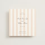 "awning stripe" - Save the Dates in Peach by Sara Hicks Malone - Front