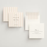 "awning stripe" - Save the Dates in Peach by Sara Hicks Malone - Assembled