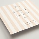 "awning stripe" - Save the Dates in Peach by Sara Hicks Malone - Detail