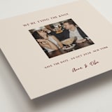 "Center Cut" - Save the Dates in Burgundy by Ani Somi - Detail