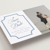 "Marenza" - Save the Dates in Bluebell by Jessica Williams - Detail