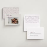 "Modern Display" - Save the Dates in Lavender by Cass Loh - Assembled