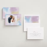 "Rainbow Haze" - Save the Dates in Lavender by Katie Zimpel - Assembled