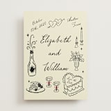"Vintage Lovers" - Save the Dates in Champagne by Helena Vitto - Front