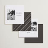 "Polaroid" - Save the Dates in Snow by Brittney Jensen - Back of Card Options