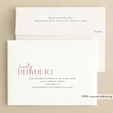 "Wheat Field" - Save the Dates in Magenta by Anna Elder - FREE Recipient Addressing