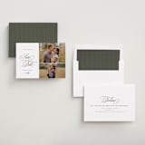 "Classic Script" - Save the Dates in Stone by Brianne Larsen - Assembled