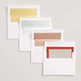 "Bold Cheers" - Save the Dates in Tomato by Sydney Kay - Envelope Liner Options