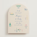 "Dining" - Save the Dates in Pastel by Elly - Front