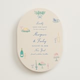 "Dining" - Save the Dates in Pastel by Elly - Front
