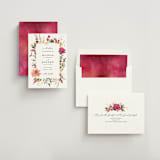 "Lush" - Save the Dates in Magenta by Susan Moyal - Assembled